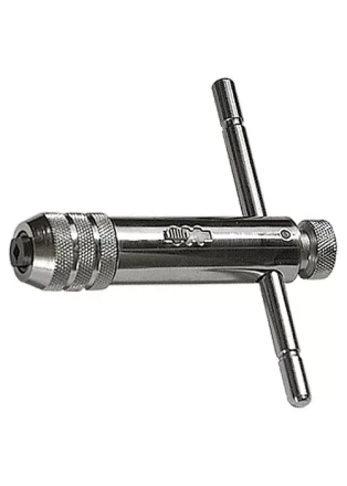 Вороток для метчиков М3 - М8 хромированный с трещоткой MATRIX 76905 купить в Уфе