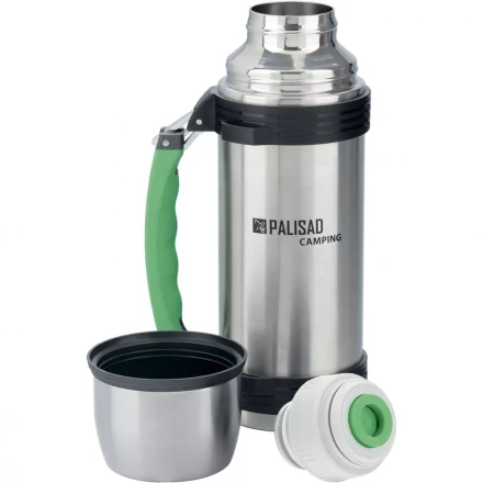 Термос туристический со складной ручкой 1000 мл Camping Palisad 69532 купить в Уфе