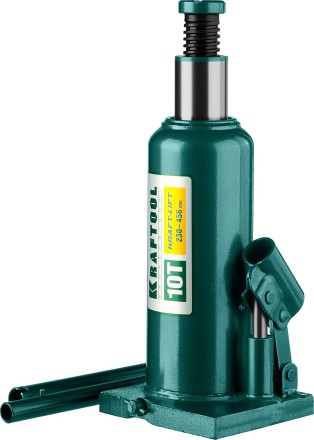 Домкрат гидравлический бутылочный &quot;Kraft-Lift&quot;, сварной, 10т, 230-456мм, KRAFTOOL 43462-10 43462-10_z01 купить в Уфе