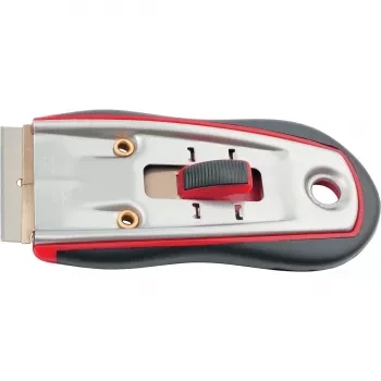 Скребок, выдвижное лезвие, обрезиненный корпус из нержавеющей стали 3 запас.  лезвия MATRIX 90506 купить в Уфе