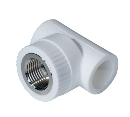 Тройник комб. PP-R ВР 20мм х 1/2 белый (25/125) 45450 купить в Уфе