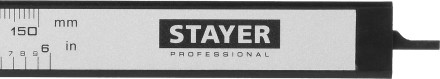 Штангенциркуль STAYER &quot;MASTER&quot; электронный, направляющая из композитных матер. на основе углеродного волокна, пластик корпус, шаг измерения 0,1, 150мм 34411-150 купить в Уфе