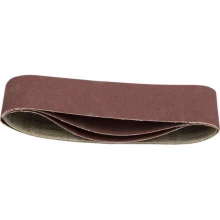 Лента STAYER &quot;MASTER&quot; шлифовальная универсальная бесконечная на тканевой основе, для ЛШМ, P180, 75х533мм, 3шт 35442-180 купить в Уфе