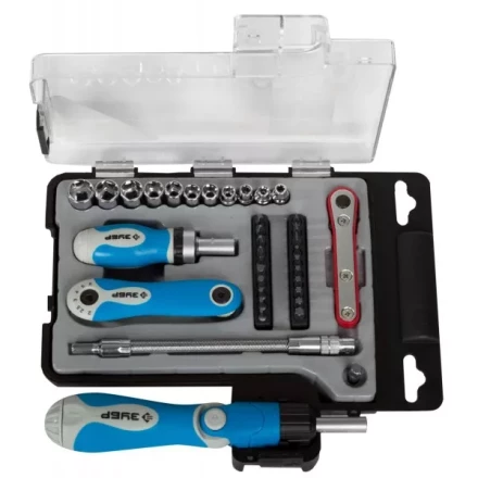 Набор ЗУБР Слесарно-монтажный инструмент &quot;ЭКСПЕРТ&quot;,отвертки реверс., насадки, исбус.ключи, в пласт.боксе, 37 пред. 25291-H37 купить в Уфе