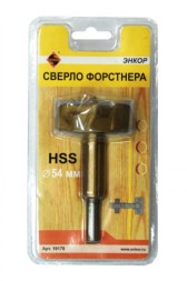 Сверло Форстнера  ф54мм в блистере 1/5/60 19170