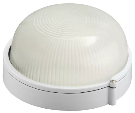 Светильник уличный СВЕТОЗАР влагозащищенный, круг, цвет белый, 60Вт SV-57251-W купить в Уфе