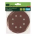 Круг абразивный на ворсовой подложке под &quot;липучку&quot;, перфорированный, P 240, 125 мм, 5 шт Сибртех 738117 купить в Уфе