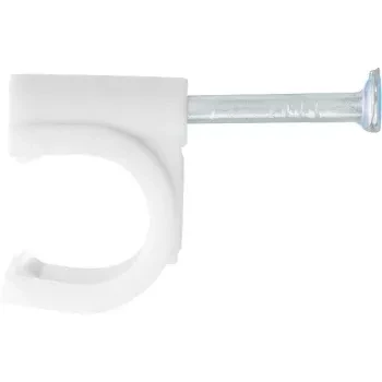 Скобы электроустановочные, 4 мм, круглый профиль, 50 шт  СИБРТЕХ 47512 купить в Уфе