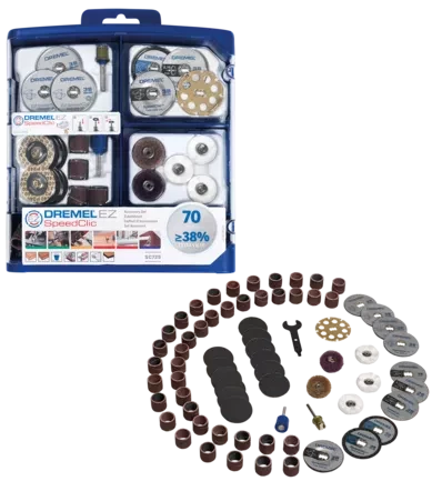 Набор оснастки EZ SpeedClic 70 штук DREMEL купить в Уфе