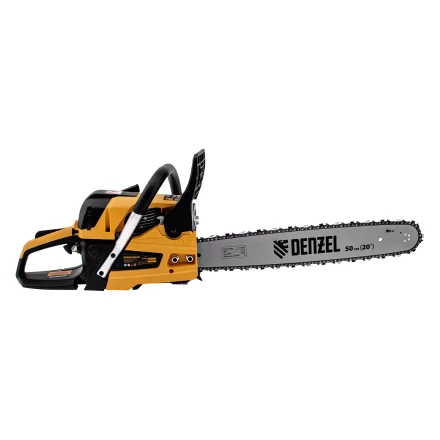 Пила цепная бензиновая Denzel DS-5820, шина 50 см, 58 см3, 3.6 л.с, шаг 0,325, паз 1,5 мм, 76 звеньев 95238 купить в Уфе