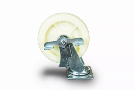 Колесо большегрузное поворотное SCdnb 80 200 мм полипропиленовое с тормозом 1024225 купить в Уфе