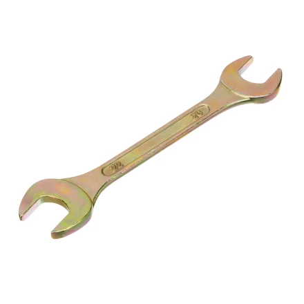 Набор ключей рожковых 6-22 мм, 8 шт, желтый цинк Сибртех 15280 купить в Уфе