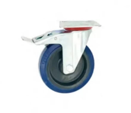 Колесо поворотное резина SRCLb 93 75 мм с тормозом (F) 1027240 купить в Уфе