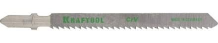 Полотна KRAFTOOL, T101BR, для эл/лобзика, Cr-V, по дереву, фанере, ламинату, обратный рез, EU-хвост., шаг 2,5мм, 75мм, 5шт 159516-2.5-S5 купить в Уфе