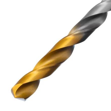 Сверло спиральное по металлу Denzel, 7,0 х 156 мм, Р6М5, Golden Tip, удлиненное, 718258 купить в Уфе