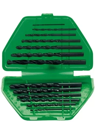Набор сверл по металлу 1,5-6,5 мм (через 0,5 мм) 13 шт пластиковый бокс цилиндрический хвостовик SPARTA 723455 купить в Уфе