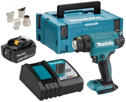 Аккумуляторный тепловой пистолет (фен) Makita DHG181RT1J купить в Уфе