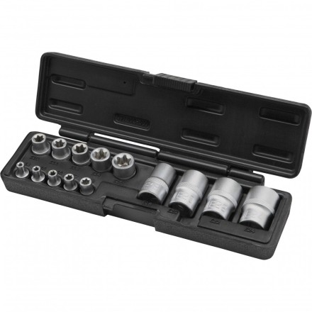 Набор головок TORX 14 предметов 1/4 3/8 1/2 Stels 13675 купить в Уфе