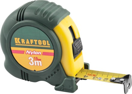 Рулетка KRAFTOOL &quot;EXPERT&quot; с нейлоновым покрытием, обрезин корпус, 3/19мм 34122-03-19_z01 купить в Уфе