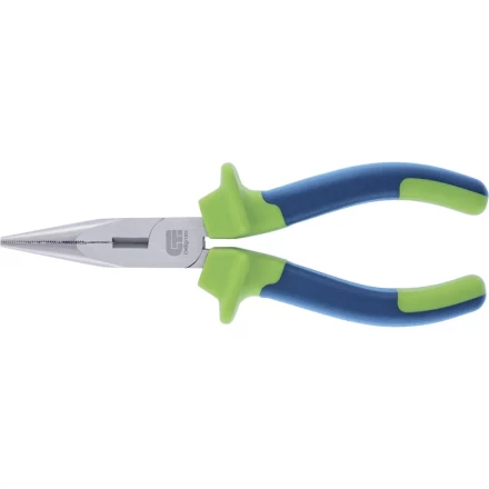 Длинногубцы прямые 180 мм двухкомпонентные рукоятки СИБРТЕХ 17105 купить в Уфе