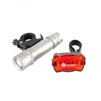 Набор велосипедный: передний 1 Вт Led, 160Lm, задний 5 red Led  Stern 90558 купить в Уфе