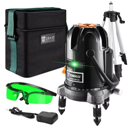 Уровень лазерный LL57GA SET2 DEKO со штативом 1.2 м, 065-0295 купить в Уфе