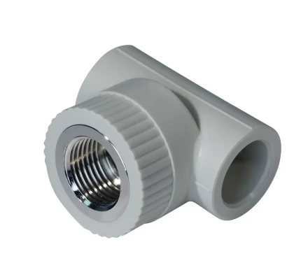 Тройник комб. PP-R ВР 20мм х 1/2 серый (25/125) 44250 купить в Уфе