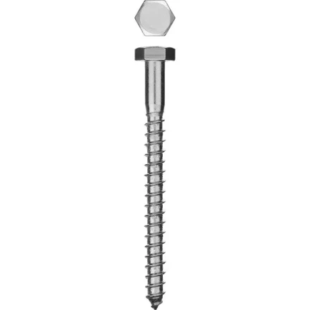 Шурупы ЗУБР &quot;МАСТЕР&quot; с шестигранной головкой, оцинкованные, 6x80мм, 70шт 4-300451-06-080 купить в Уфе