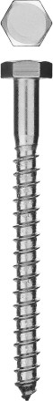 Шурупы ЗУБР &quot;МАСТЕР&quot; с шестигранной головкой, оцинкованные, 6x80мм, 70шт 4-300451-06-080 купить в Уфе