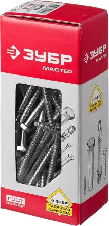 Шурупы ЗУБР &quot;МАСТЕР&quot; с шестигранной головкой, оцинкованные, 6x80мм, 70шт 4-300451-06-080 купить в Уфе