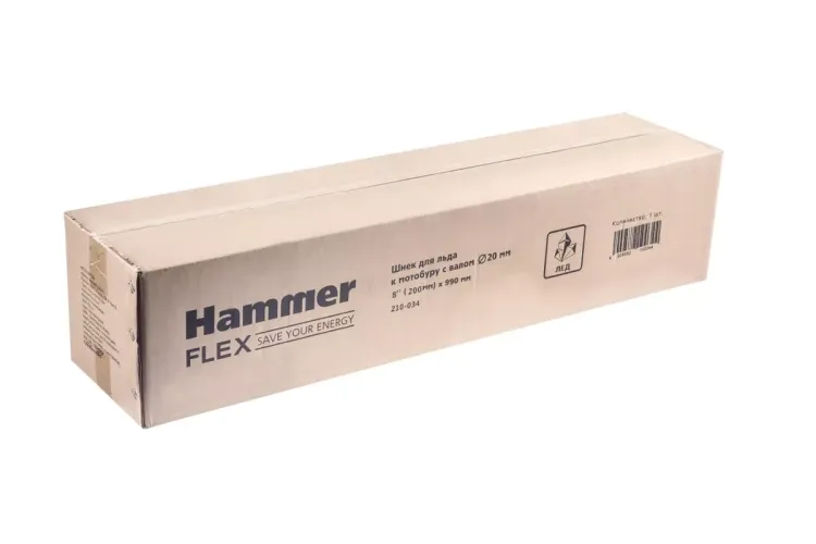 Шнек HAMMER 210-034 для льда 8'' (200мм) купить в Уфе