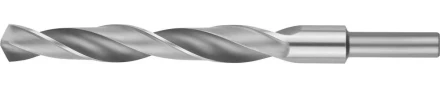 Сверло ЗУБР &quot;МАСТЕР&quot; по металлу с цилиндрическим хвостовиком, сталь Р6М5, винтовой прокат, D 15.0мм, L-169/114мм 4-29621-169-15 купить в Уфе