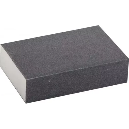 Губка шлифовальная ЗУБР &quot;ЭКСПЕРТ&quot; четырехсторонняя, SiC, средняя жесткость, Р320, 100х68х26 мм 35612-320 купить в Уфе