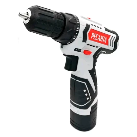 Дрель-шуруповерт аккумуляторная Ресанта ДА-12-2ЛК 75/14/2 купить в Уфе