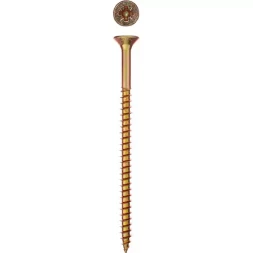 Шурупы ЗУБР "МАСТЕР" по дереву желтопассивированные, 6.0x90мм, 8шт 300396-60-090