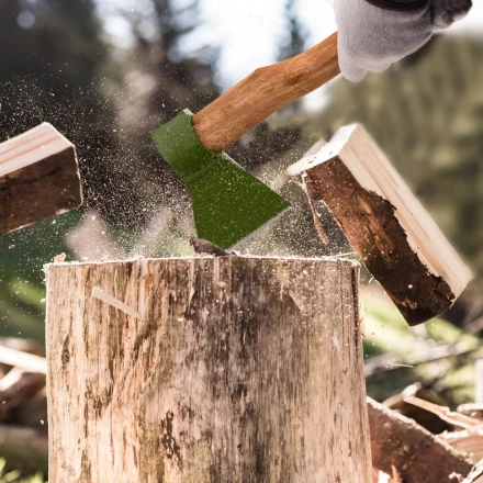 Топор кованный, в сборе, 1200/1550 г, деревянное топорище, 500 мм, Б3 Сибртех 21612 купить в Уфе