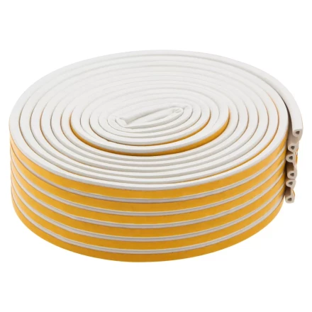 Уплотнитель резиновый, 24 м, профиль &quot;P&quot;, белый Сибртех 88901 купить в Уфе