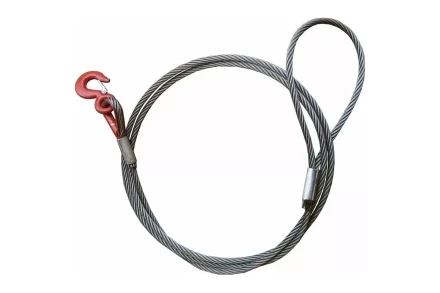 Буксир канатный TOR БТК 4,9 т 30,0 м опрессовка канат 8,3 мм (петля-крюк 1,6 т) 1047969 купить в Уфе