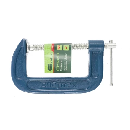 Струбцина G-образная,100 мм СИБРТЕХ 20584 купить в Уфе