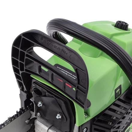 Пила цепная бензиновая Сибртех БП-5245 95209, 52 см3, шина 45 см, шаг 0.325, паз 1,5 мм, 72 звена купить в Уфе