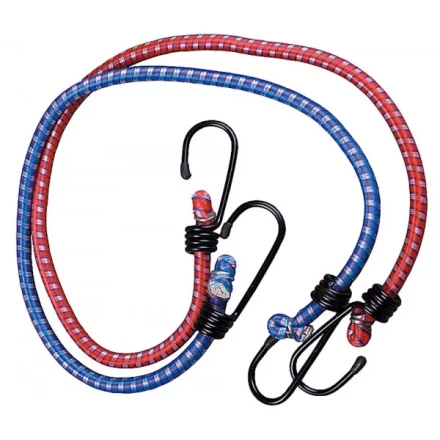 Шнур ЗУБР резиновый крепежный, со стальными крюками, 120см, 2шт 4-40507-120 купить в Уфе