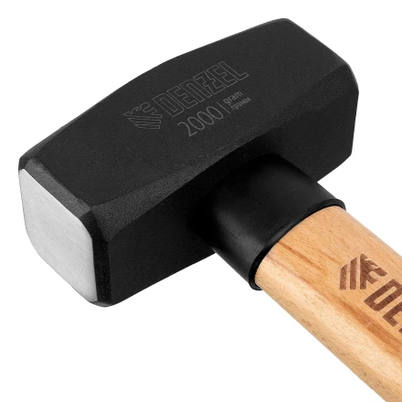 Кувалда, 2000 г Denzel, кованая головка, буковая рукоятка 11021 купить в Уфе