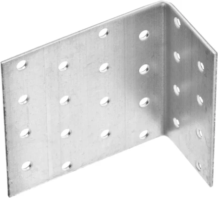 Крепежный угол ЗУБР &quot;МАСТЕР&quot; анкерный, 80х80х40мм, 20шт 310225-080-080 купить в Уфе