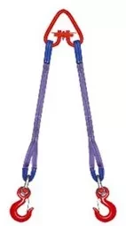 Строп текстильный двухветвевой 2СТ 8 т L=5 м РА 150 мм Звено РТ-3 купить в Уфе