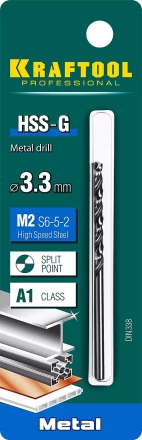 Сверла по металлу HSS-G Оберон 29651-3.3 купить в Уфе