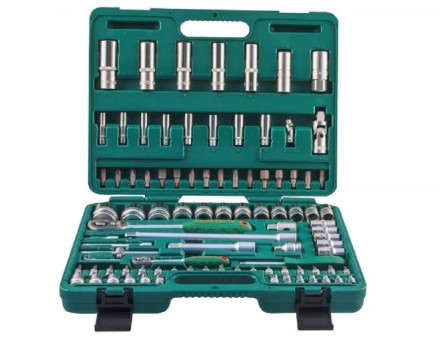 Набор головок торцевых 1/2&quot;DR 10-32мм 1/4&quot;DR 4-14мм 94предмета Jonnesway S04Н52494S 47400 купить в Уфе