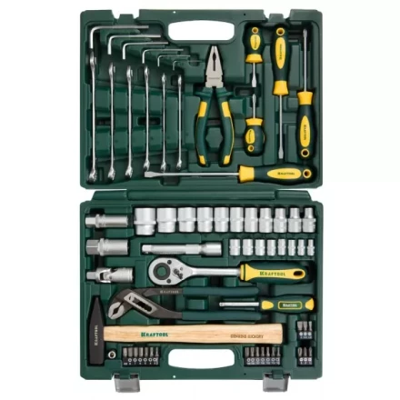 Набор KRAFTOOL &quot;ЕХPERT&quot; Слесарно-монтажный инструмент, 66 предметов 27976-H66 купить в Уфе