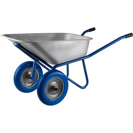 Тачка ЗУБР &quot;ПРОФЕССИОНАЛ&quot; строительная двухколесная, 110л, грузоподъемность 240 кг 39911_z01 купить в Уфе