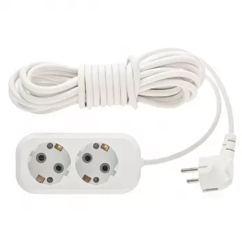 Удлинитель бытовой серия УХз-10-205, с заземлением, 5м, 2 роз., 10А Stern 95762 купить в Уфе