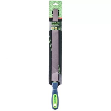 Напильник 300 мм плоский двухкомпонентная рукоятка №2 Сибртех 16233 купить в Уфе